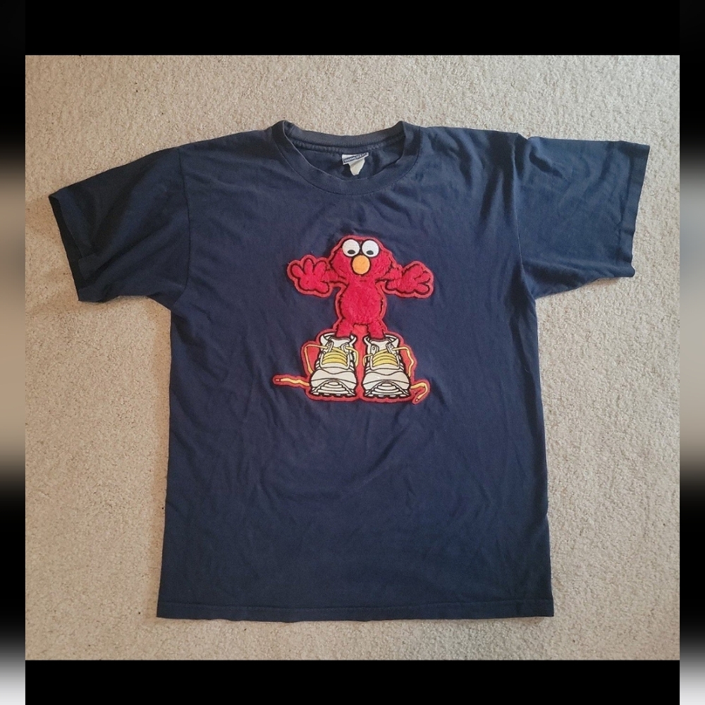 Vintage Sesame Street Elmo Shirt Adult L